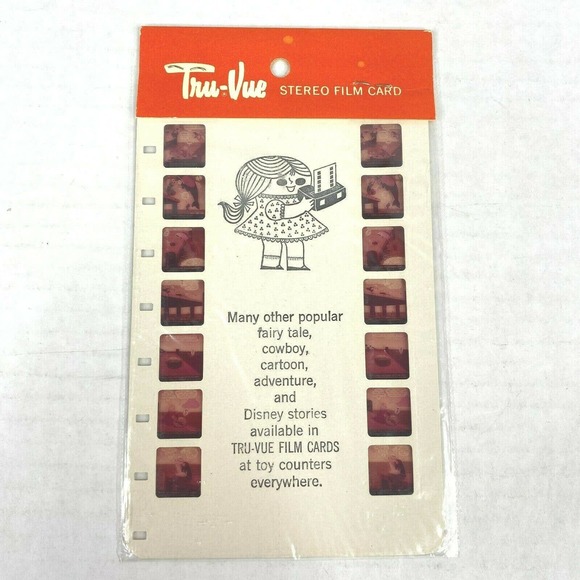 VTG 1959 Tru Vue Popeye Spinach Bait Film Card - Picture 3 of 3